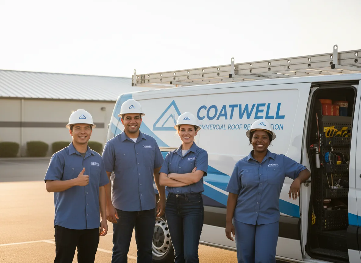 Commercial roof coating company in Ballwin, MO